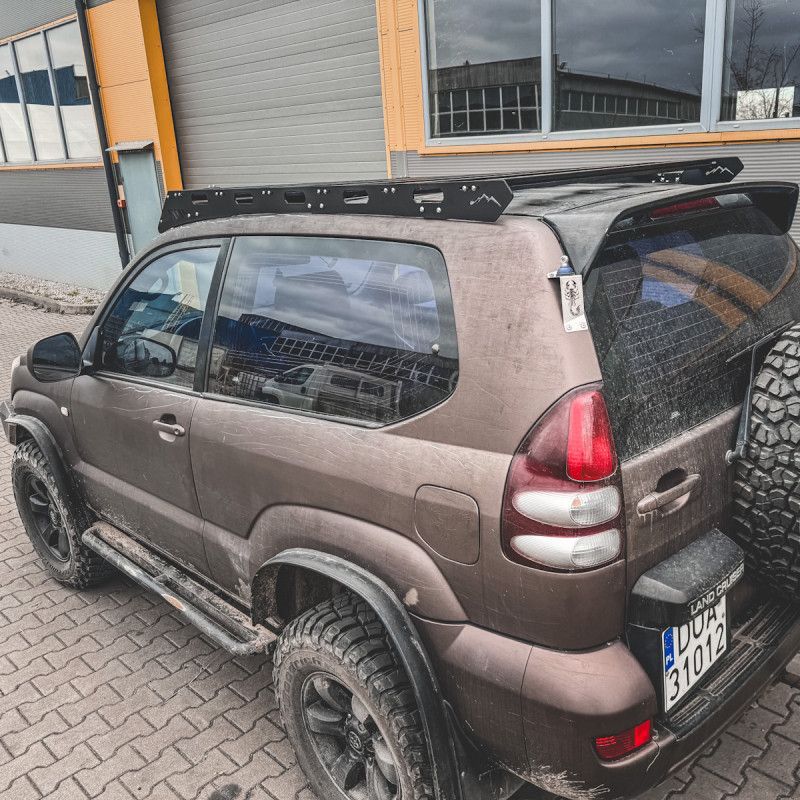 Galerie de toit discrète pour Toyota Land Cruiser 120/125 / Lexus LX 470 (3 portes)