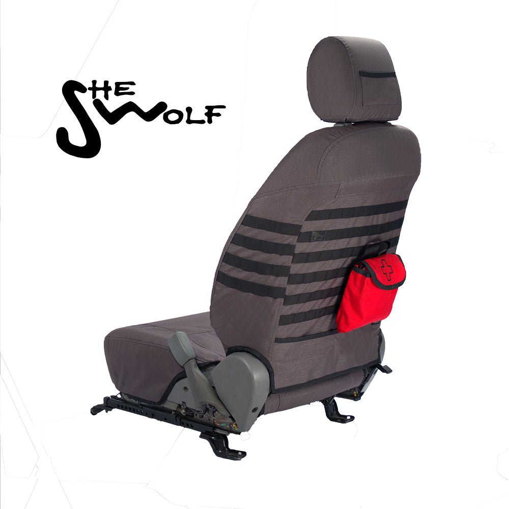 Seat covers - Organizer set for the front seats of the Toyota Hilux VII