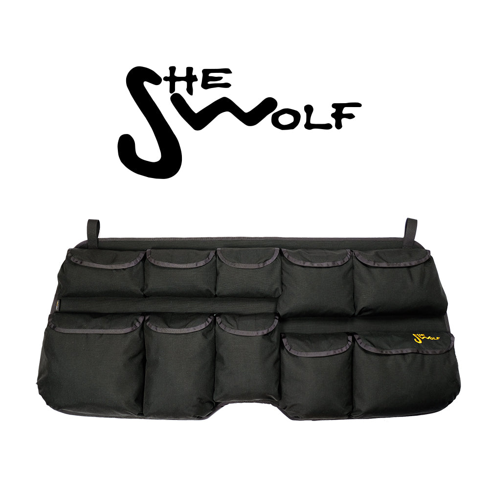 SHE-WOLF rear window organizer for Toyota Land Cruiser J120 (without tailgate wheel)