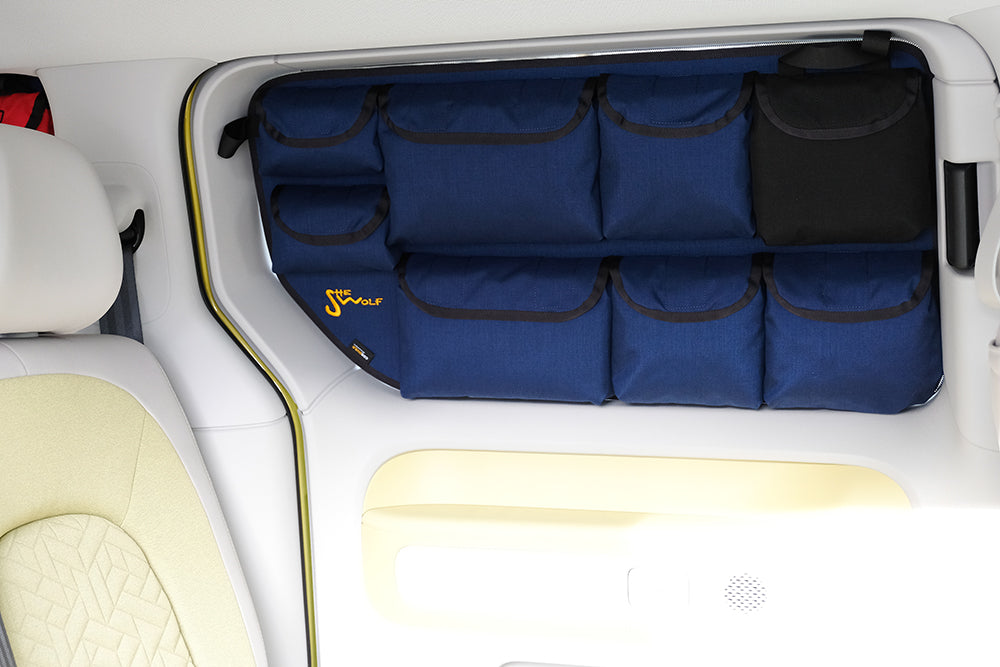 Borse da finestra VW ID. Buzz Organizer da finestra per porta scorrevole