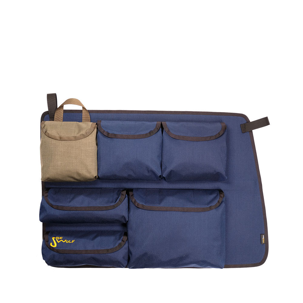 Fenstertaschen Organizer die rechte Seitenscheibe VW T4 KURZ (mit Lüftung in der A-Säule) mit abnehmbarer Tasche