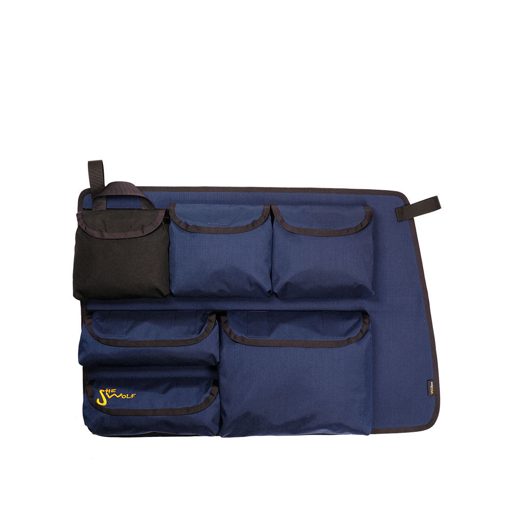 Fenstertaschen Organizer die rechte Seitenscheibe VW T4 KURZ (mit Lüftung in der A-Säule) mit abnehmbarer Tasche