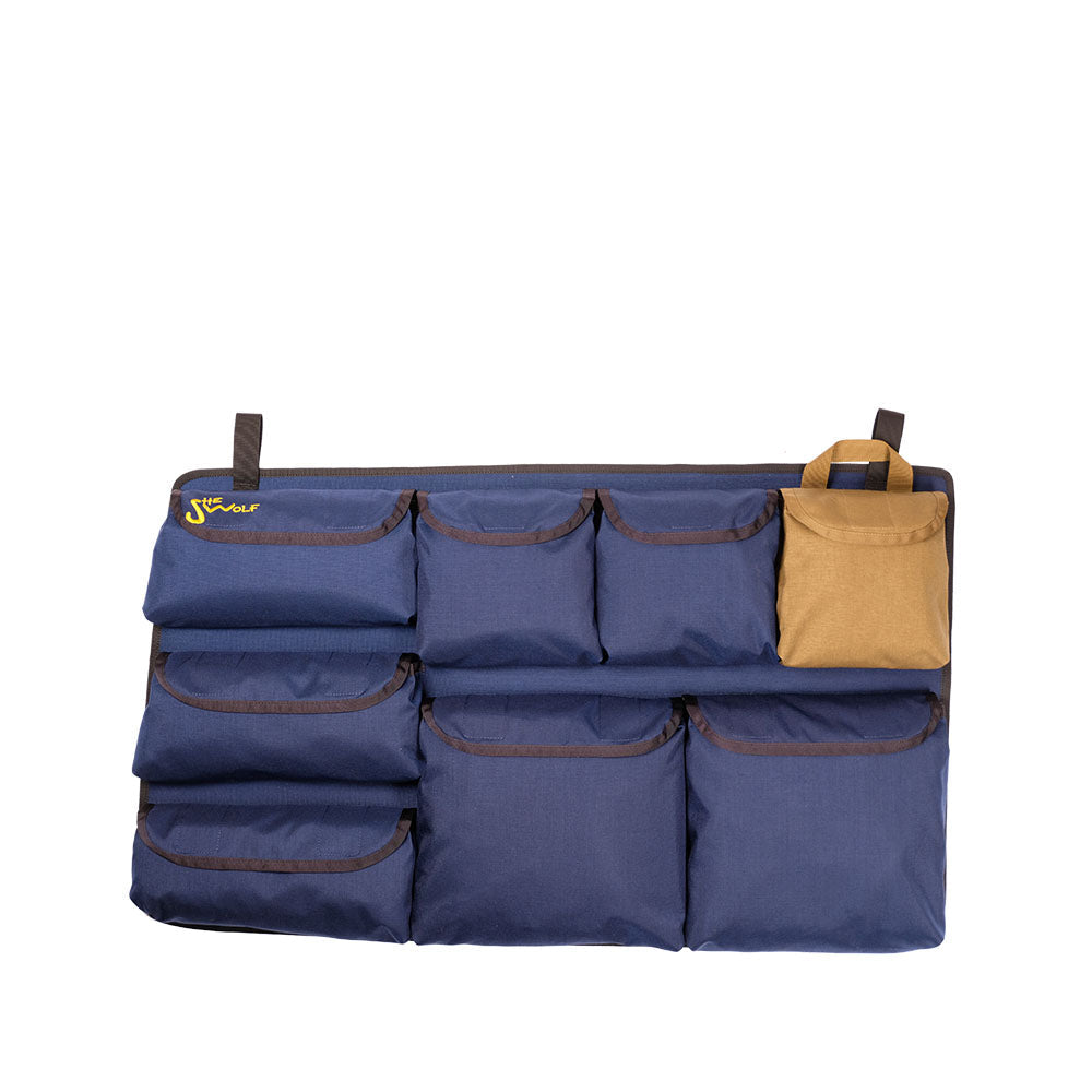 Window organizer for VW T6 T6.1 short wheelbase side window organizer with removable bag