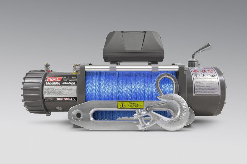 Winch MorE 4x4 ECONO 9500lbs 12V synthetic rope