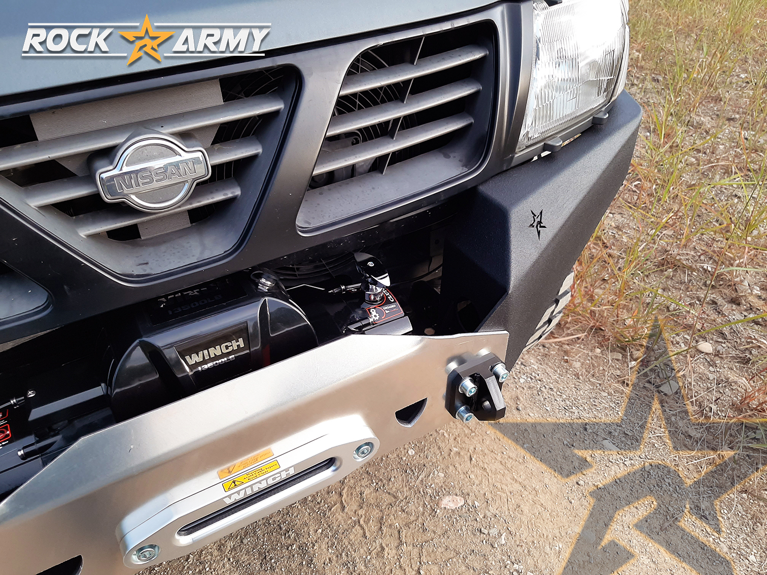 Winden Stoßstange Stahl Nissan Patrol Y61 vorne Winden Stoßstange Stahl Nissan Patrol Y61 vorne