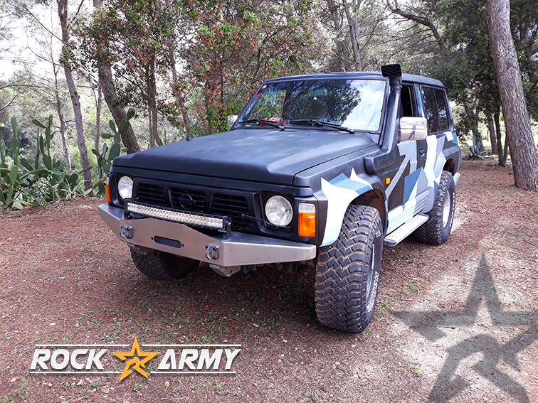Winden Stoßstange Stahl Nissan Patrol Y60 vorne Version 2