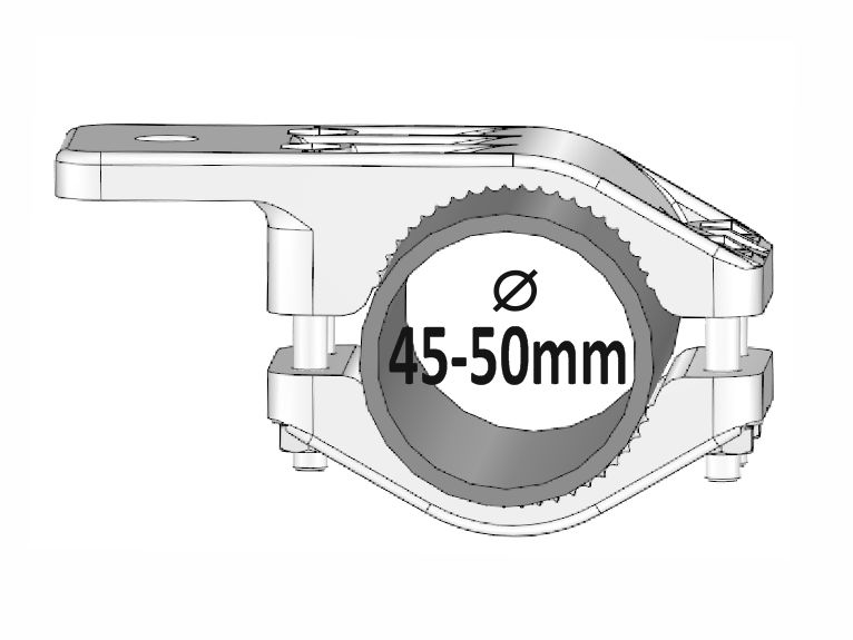 FITRUB QL 45-50 mm Montageklemme Halter für Rohre