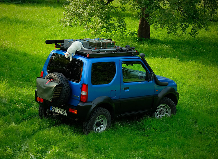 Rucksack für Reserverad Größe L Offroad Tasche für Müllbeutel